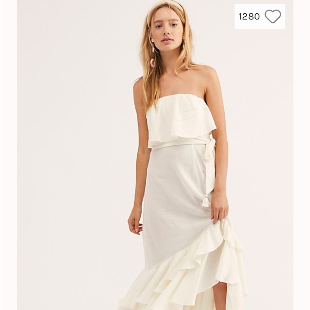 Large Free People Ivory Dress